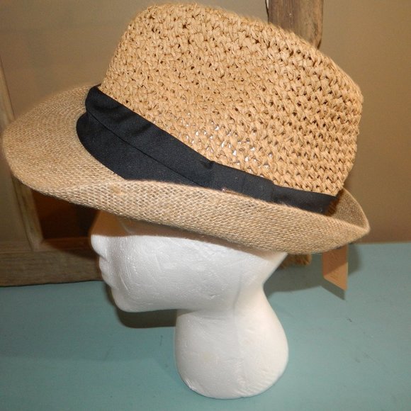 Steve Madden Accessories Steve Madden Fedora Jute Hat One Size